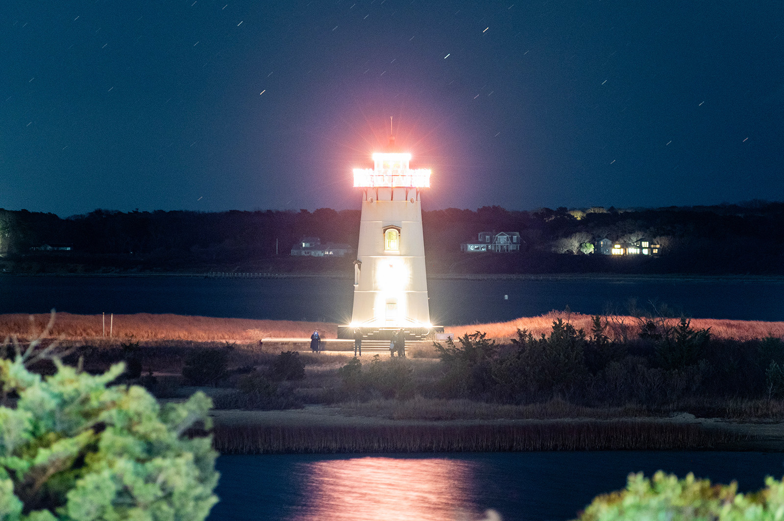 The celebrations kicked off with the illumination of the Edgartown Lighthouse on Friday.