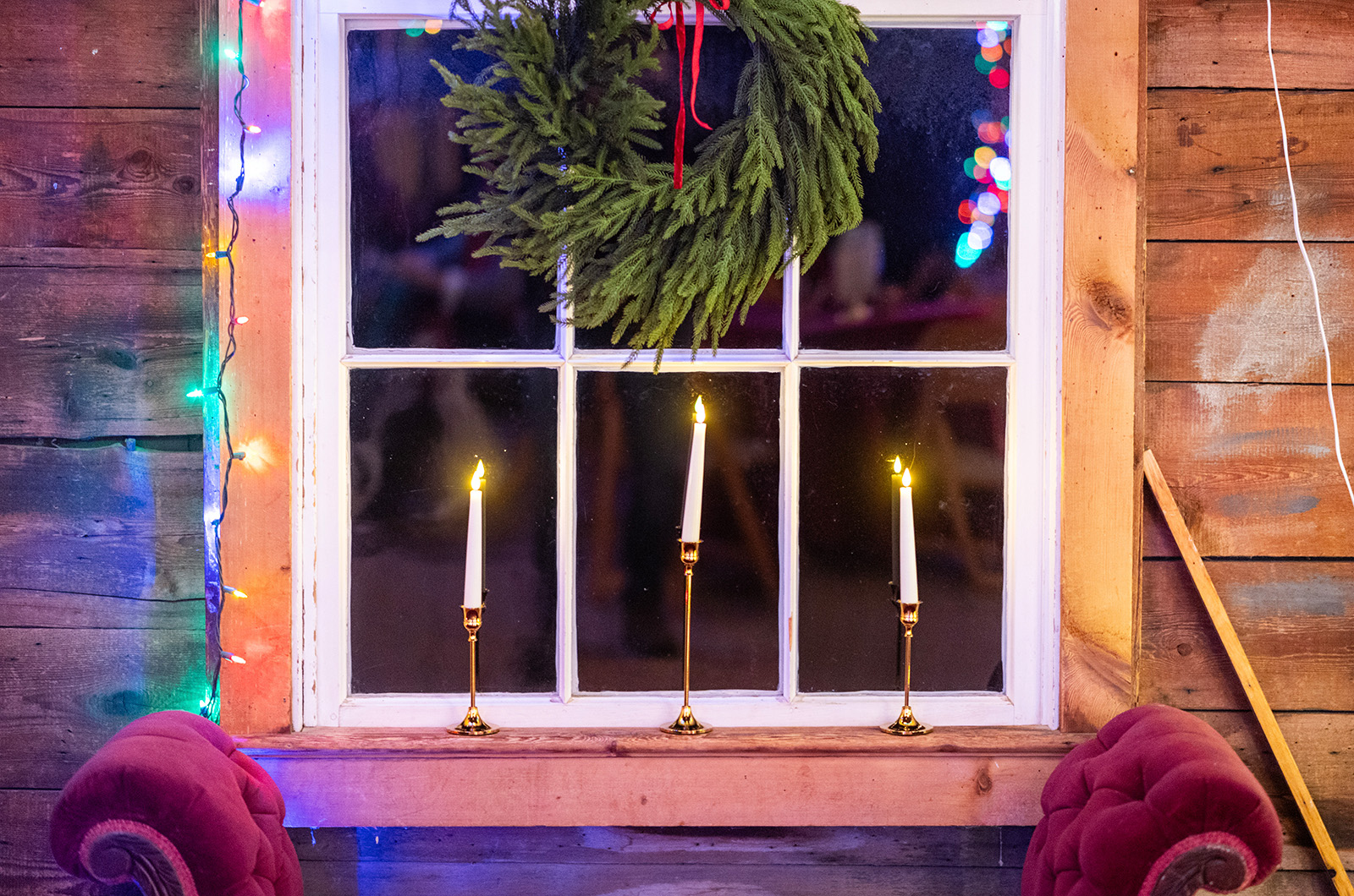 A quiet holiday night.