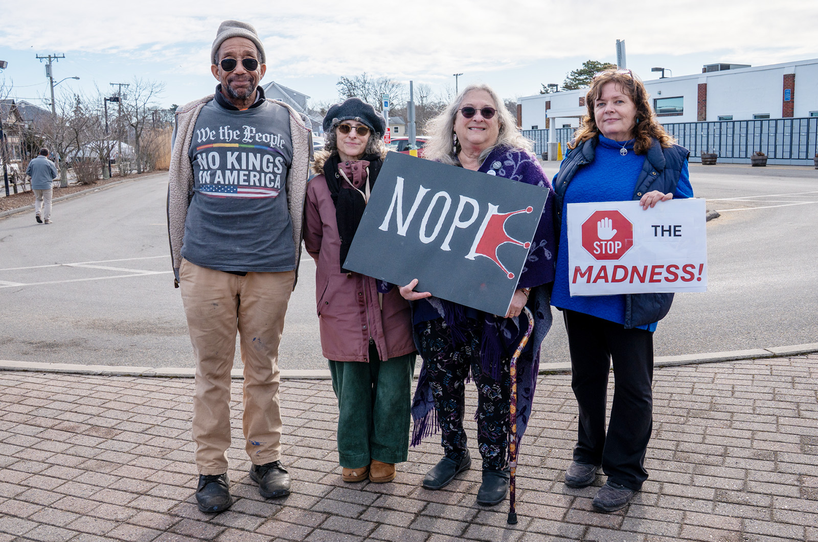 Marvin Jones, Jill Rosenkranz, Antigone Rose and Nicola Blake stand up for what they believe in.