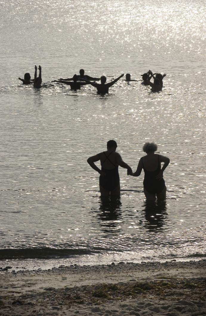 swimming