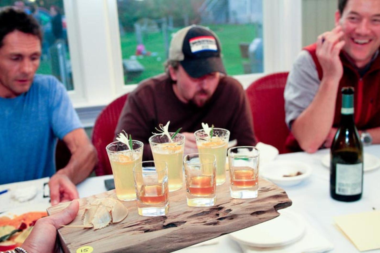 dandelion-based liquor table drinks