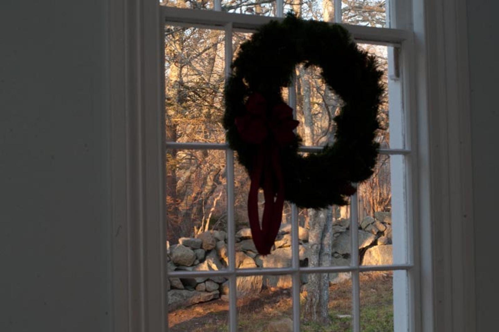 Chilmark Community Church wreath