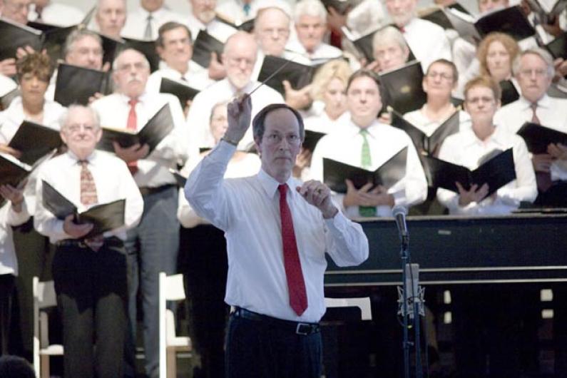 Peter Boak conducting