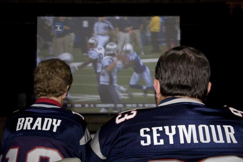 watching football