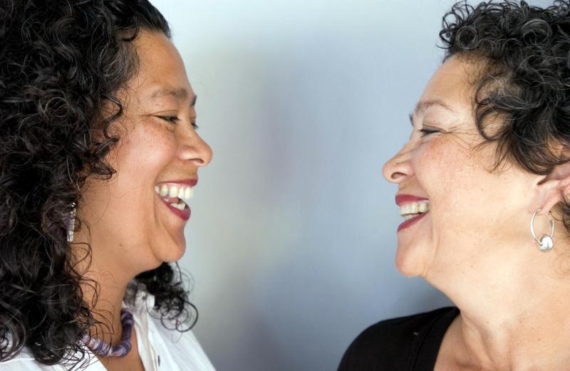 Berta Welch and Adriana Ignacio