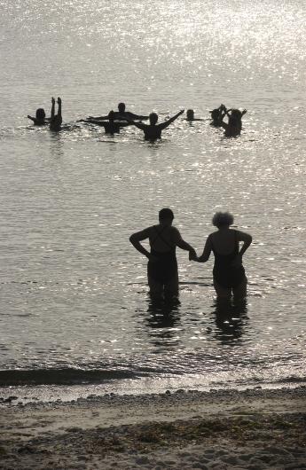 swimming