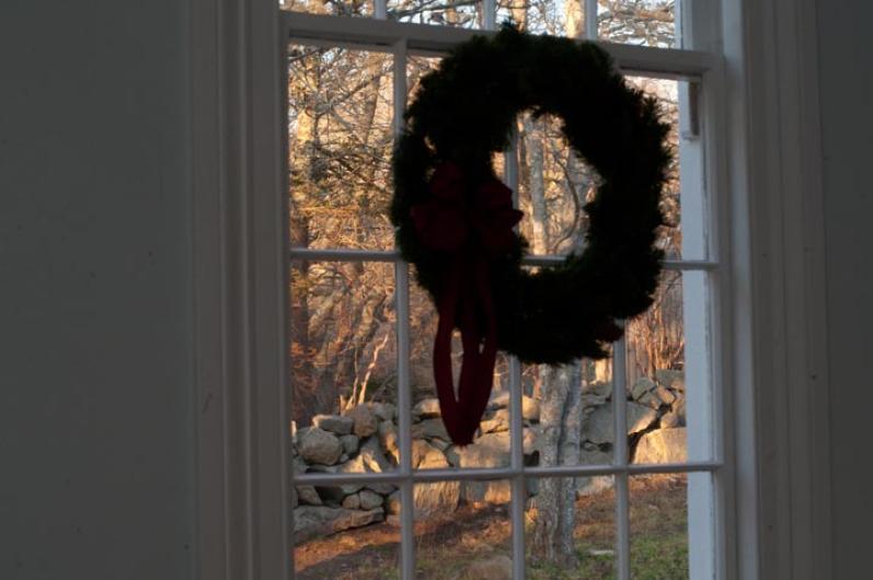 Chilmark Community Church wreath
