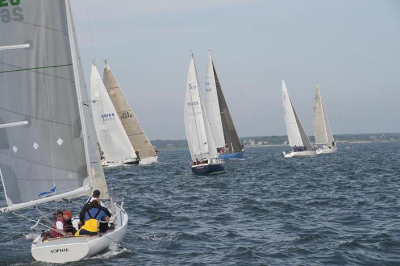 Sailboats.