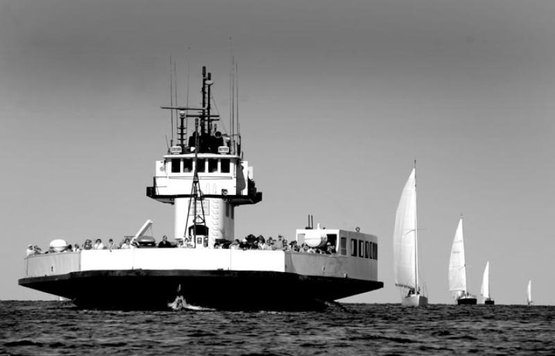 BW ferry sailboat