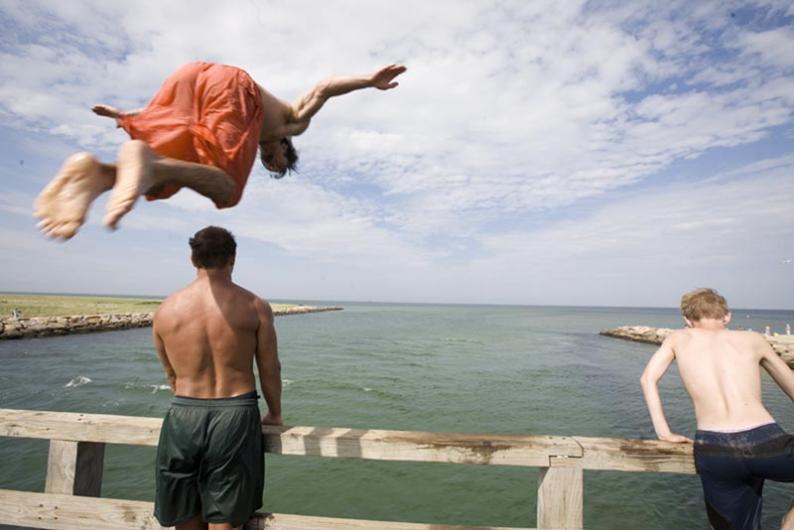 bridge jumping