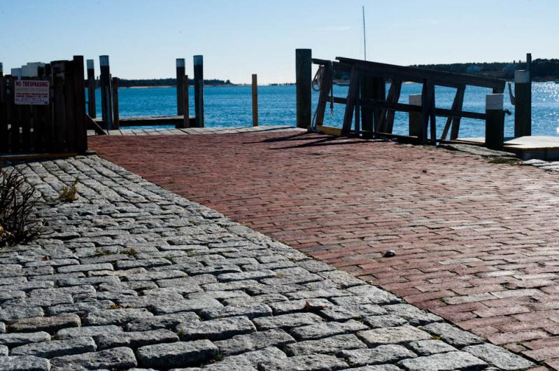 Granite walkway