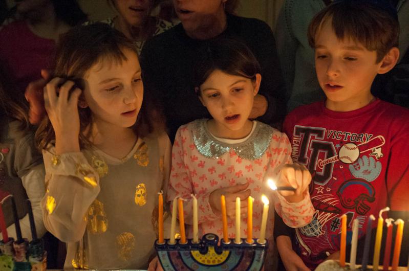Left to right: Sophie Nevin, Alana Nevin and Mateo Darick.
