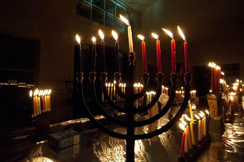 An evening of candlelight.