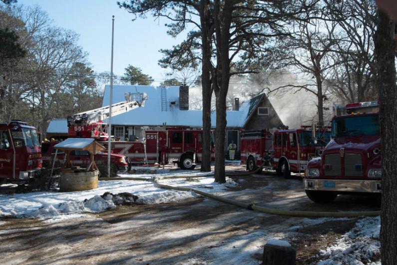 House fire is a drill