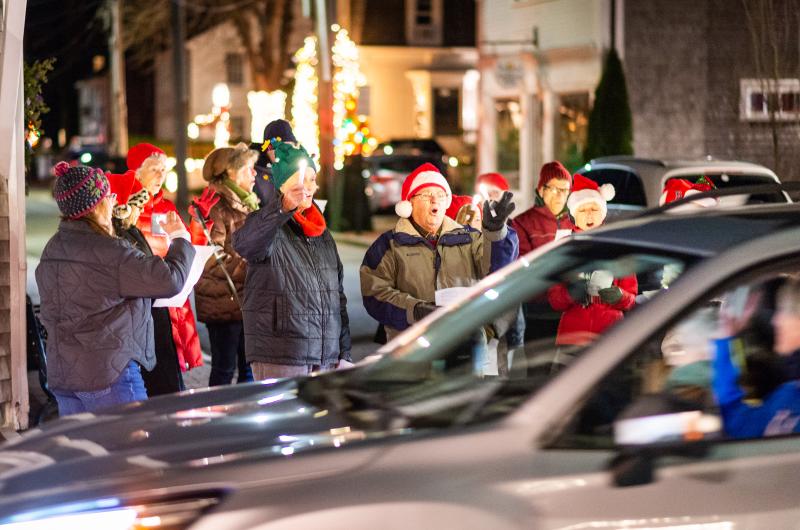 Passers-by slowed down to enjoy the music.