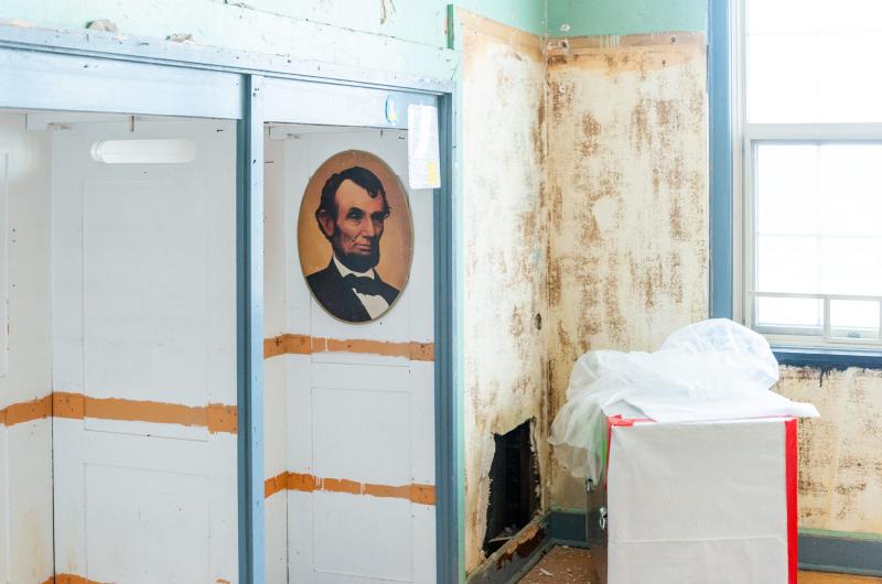 Certain vestiges of years of education persist.