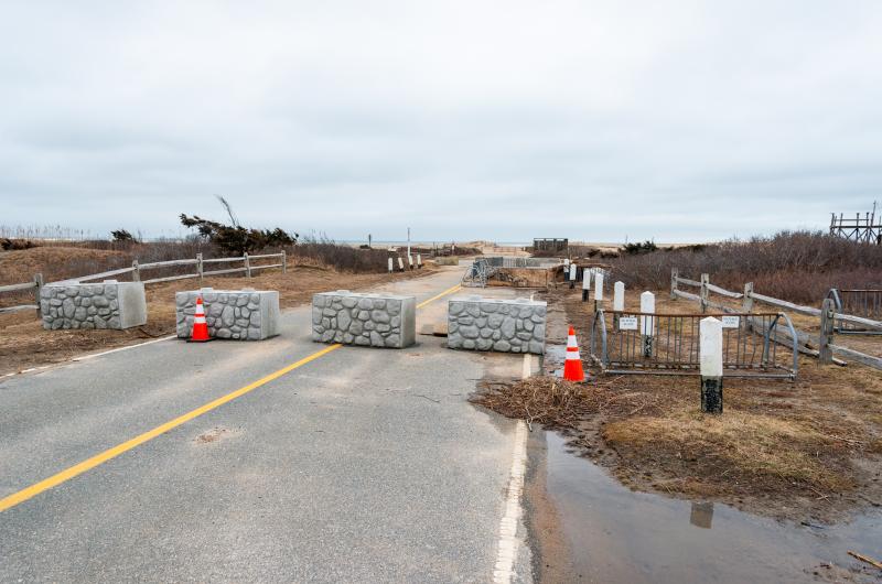 Portion of Herring Creek Road is closed as well.