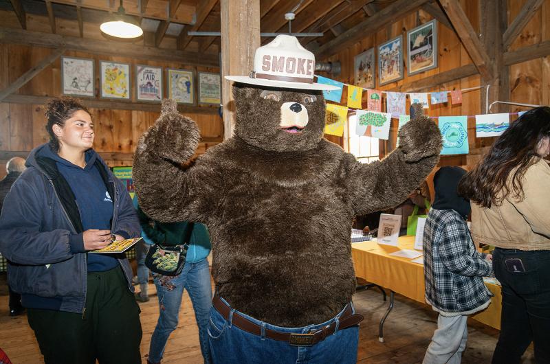 Smokey Bear was a crowd favorite.