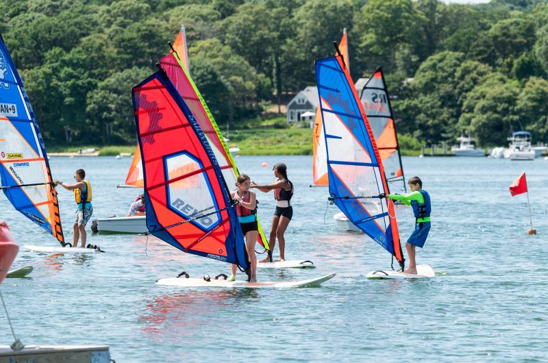 Windsurfing is a part of the program as well.