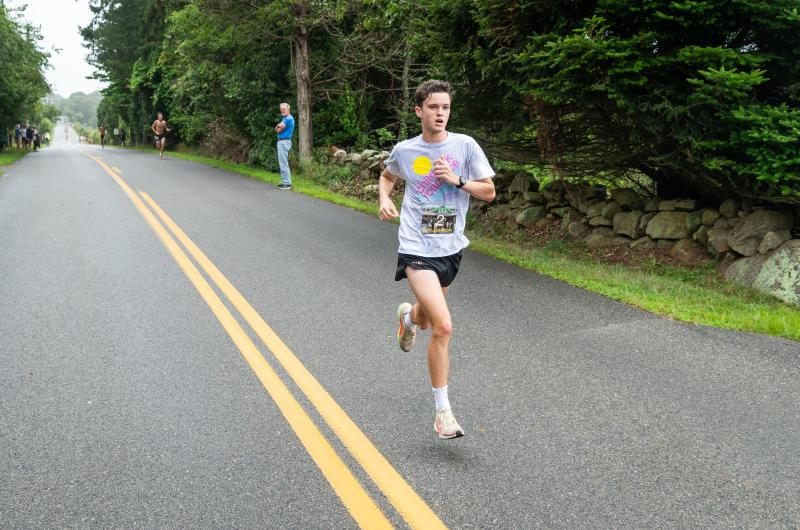 Charlie Ortmans opens up a lead.