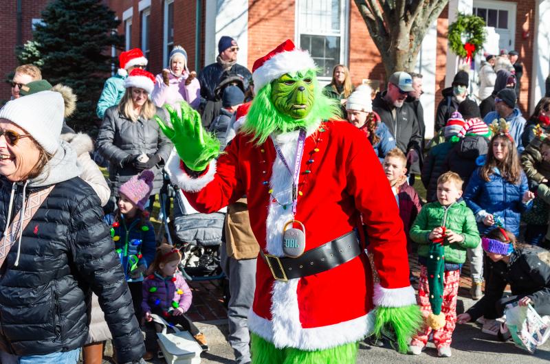 Even a grinch could not resist joining in the fun.