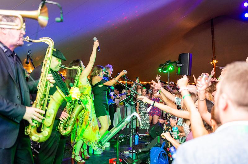 The Vine Shakers rock the Taste for the first time.