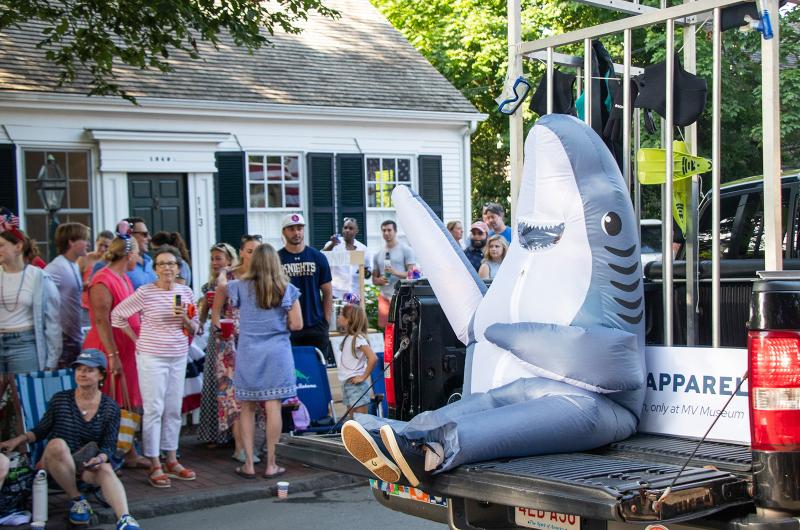 The shark theme was very present this year.