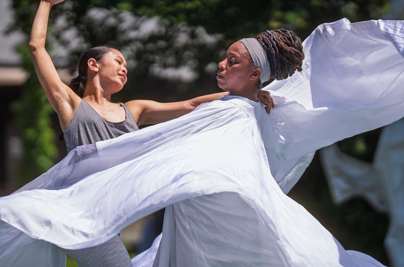 The new piece exemplifies the weightlessness and serenity felt when suspended in water.