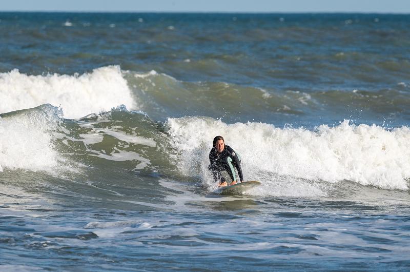 Kyra Whalen was glad to get out on the water.