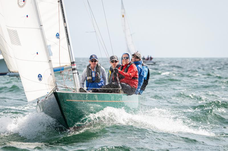 High wind and swell made for a wet weekend of sailing.