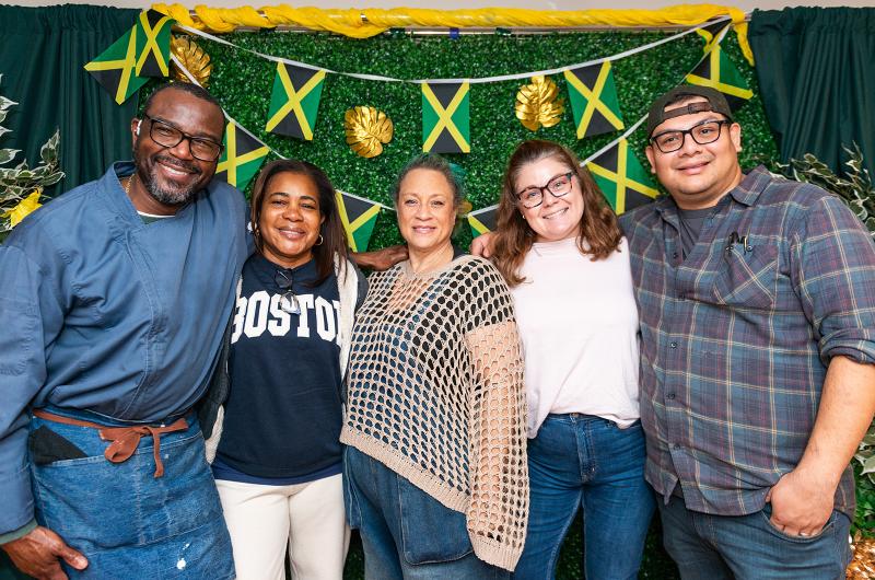 [l-r] Deon Thomas, Emily Thomas, Kharma Finley-Wallace, Rachel Alvarado, Jimmy Alvarado.