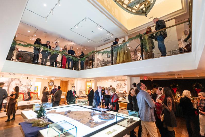 The annual Vineyard Preservation Trust holiday party was held at The Carnegie museum.