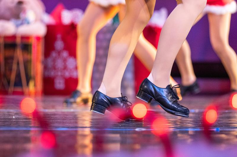 Tap shoes were flying.