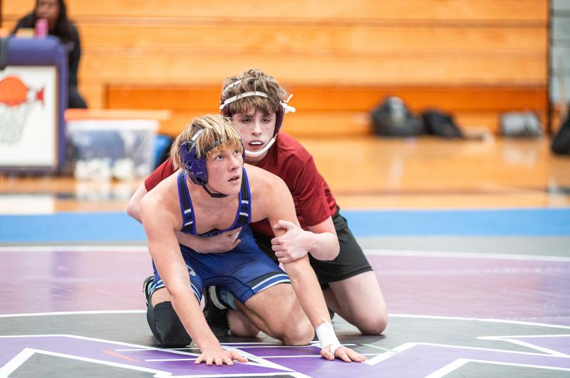 Odin Robinson getting ready for the next round.