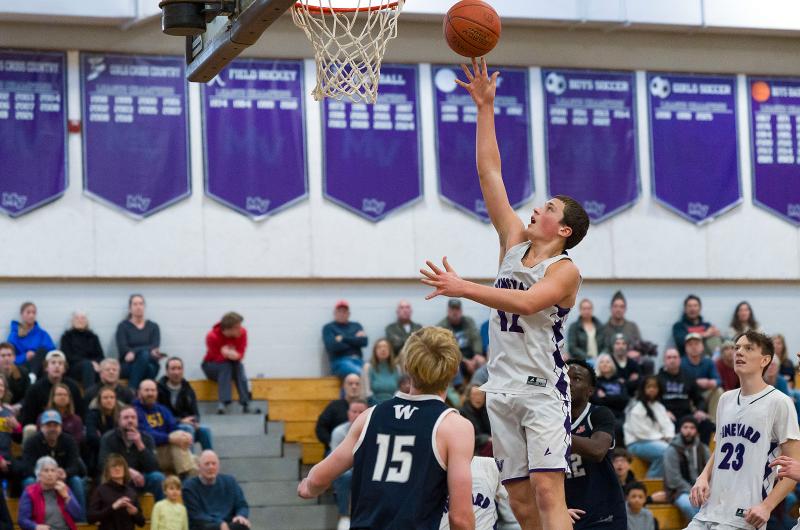 Tauras Biskis with a close-range attempt.
