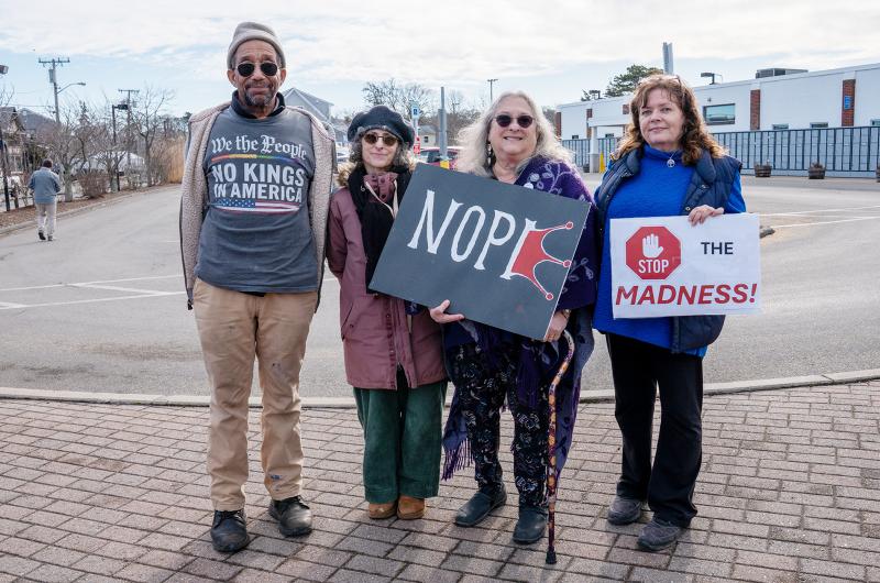 Marvin Jones, Jill Rosenkranz, Antigone Rose and Nicola Blake stand up for what they believe in.