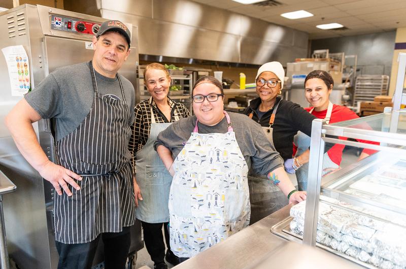The crew: Marc Brasefield, Marlucia Boulet, Janet Tolentino, Lorraine Picard and Marcia Lima.