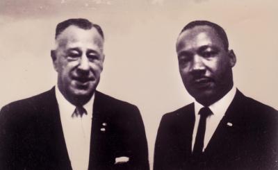 NAACP National President Kivie Kaplan and Martin Luther King Jr.