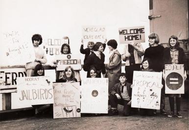 welcome home for the vineyard five