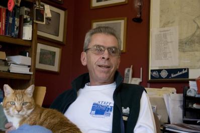 David and cat