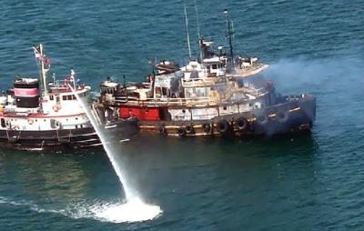 tugboat fire