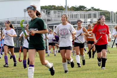 soccer players athlete field