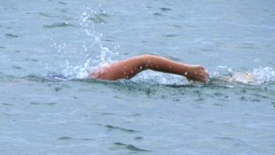 swimmer arm water