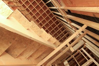 Interior stairs framework
