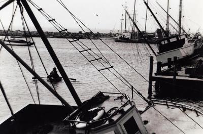 Menemsha fishing boats took a beating in Hurricane Carol 