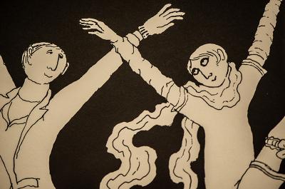 Dancers from one of Edward Gorey
