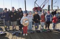 children fishing
