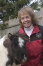 Sandy Grant and miniature horse