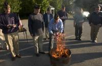 Flag burning