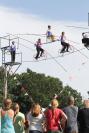 bicycle circus tight rope